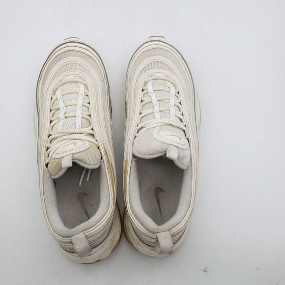 Nike Air Max 97 Triple White Men’s 10.5 Running Athletic Sneakers DJ2740-100 - Picture 7 of 11